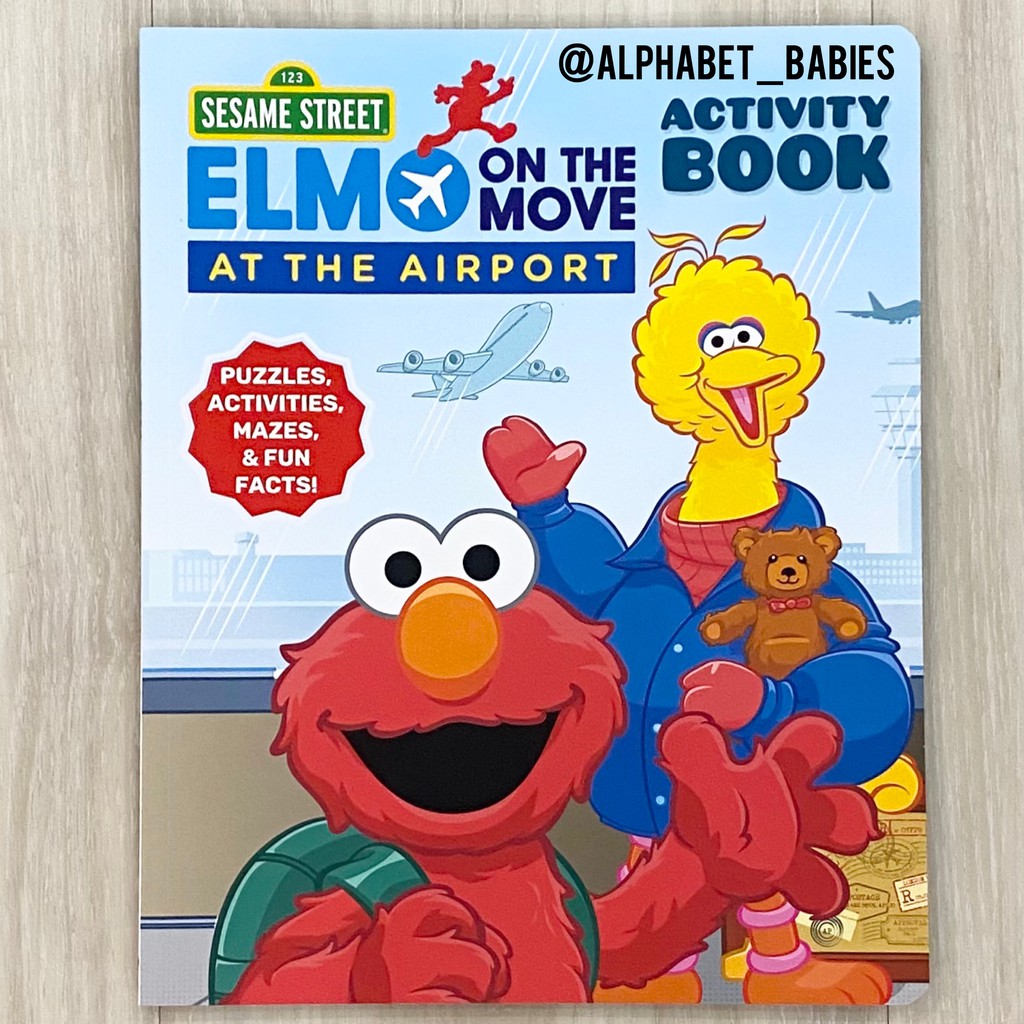 Sesame Street Elmo On The Move At The Airport Activity Book