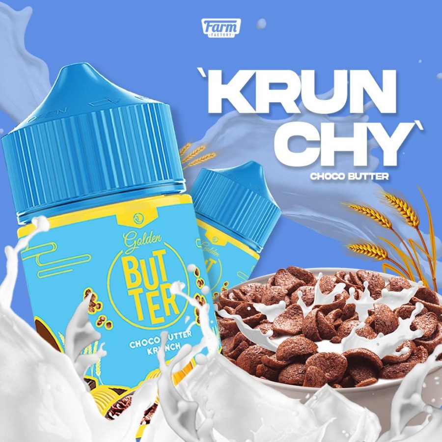 Golden Butter V3 Choco Butter Krunch 60ML by Farm Factory Berpita Cukai