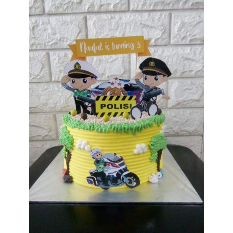 Jual Polisi / Police / birthday cake / kue ulang tahun Indonesia|Shopee