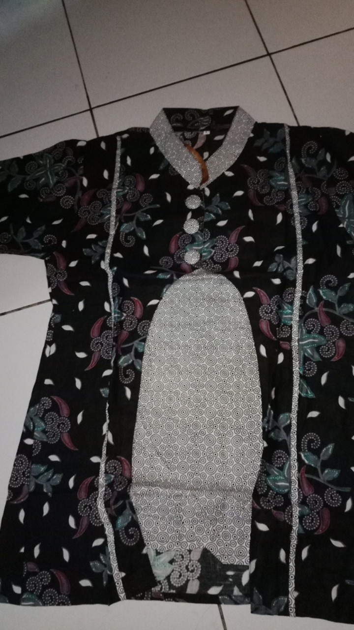 Blua Davina Anindya Sogan Batik Baju Wanita Kerja Modern