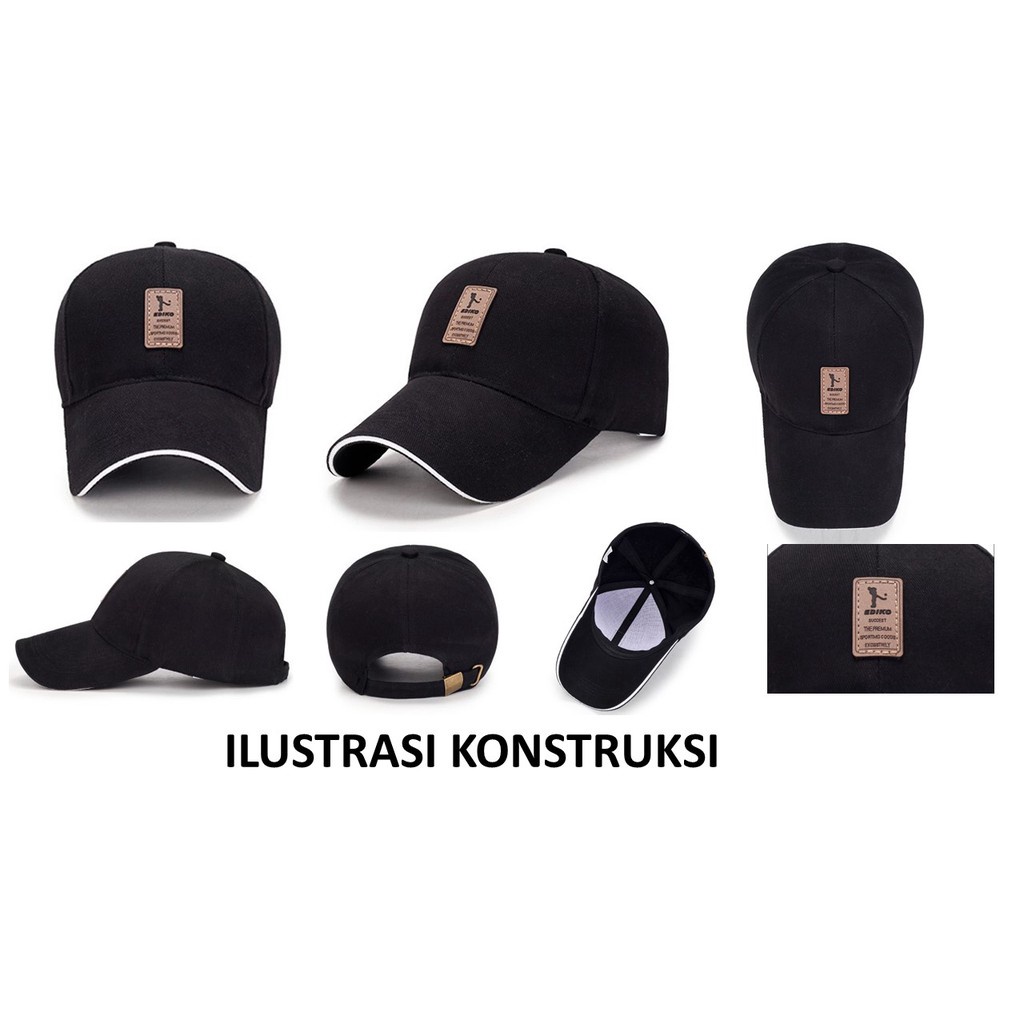 Topi Baseball Motif Brewyn-Ediko Posts Untuk Pria Dan Wanita