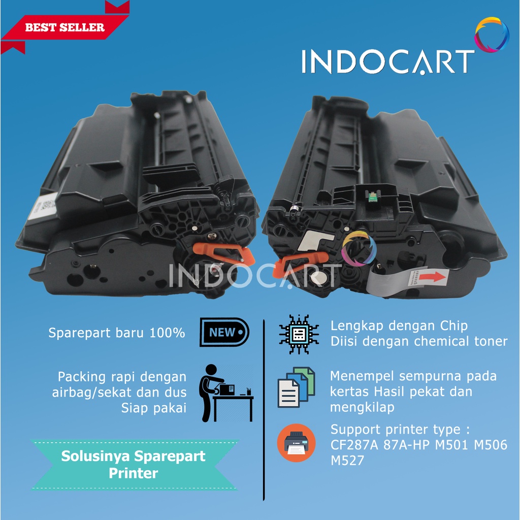 Toner Cartridge Compatible CF287A 87A-Printer LaserJet HP M501 M506