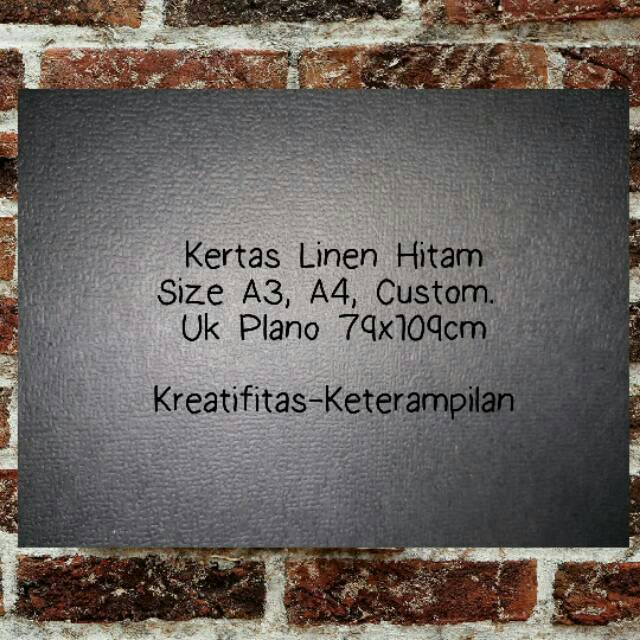  Kertas  Linen Hitam  210g A3 Shopee Indonesia