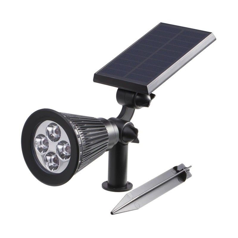 Lampu Taman Energi Solar Panel Outdoor Light RGB 7 LED - TS-G0102 - Black