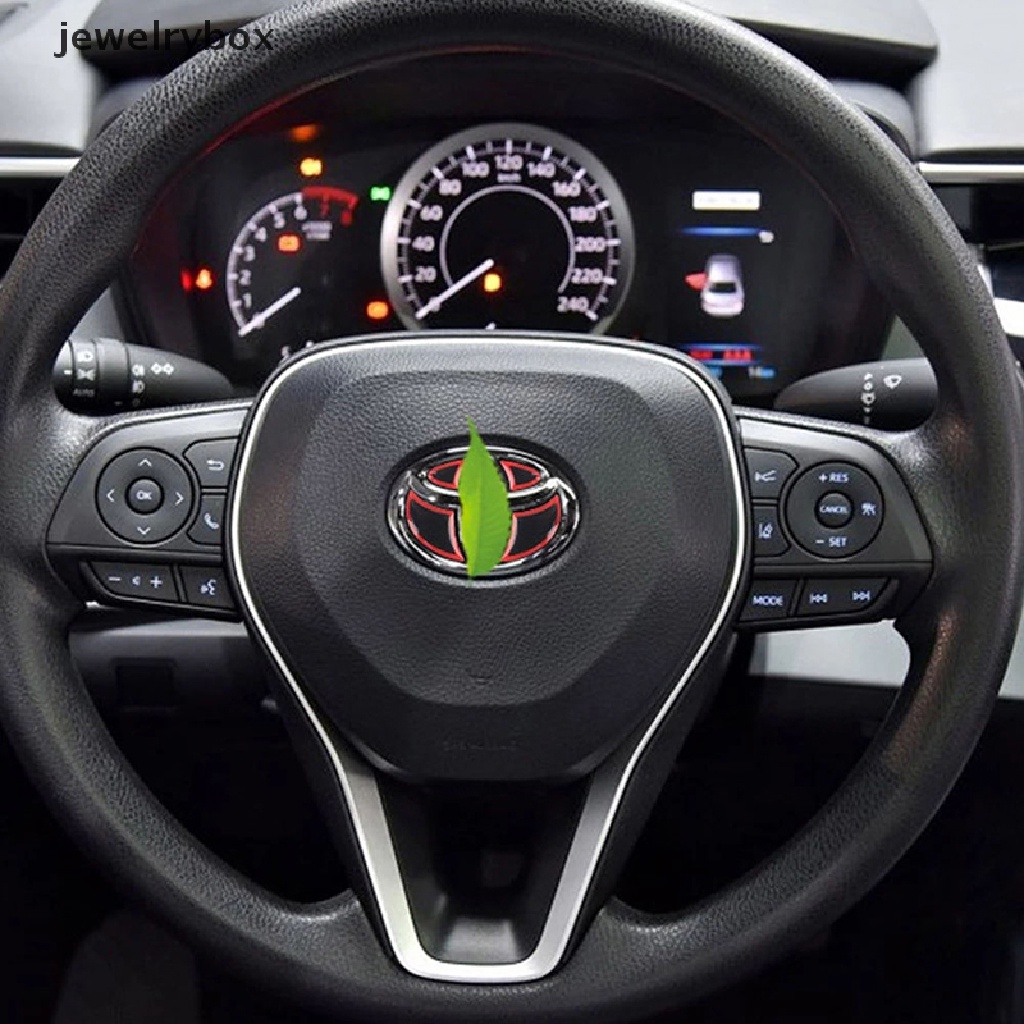 (Box) Stiker Emblem / Badge Roda Depan / Belakang Mobil Untuk Toyota