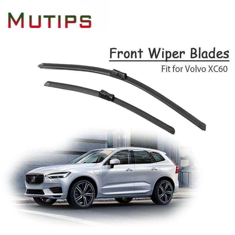 1 Set Karet Wiper Kaca Depan Mobil Untuk Volvo XC60 2016 2015 2014 2013-2008