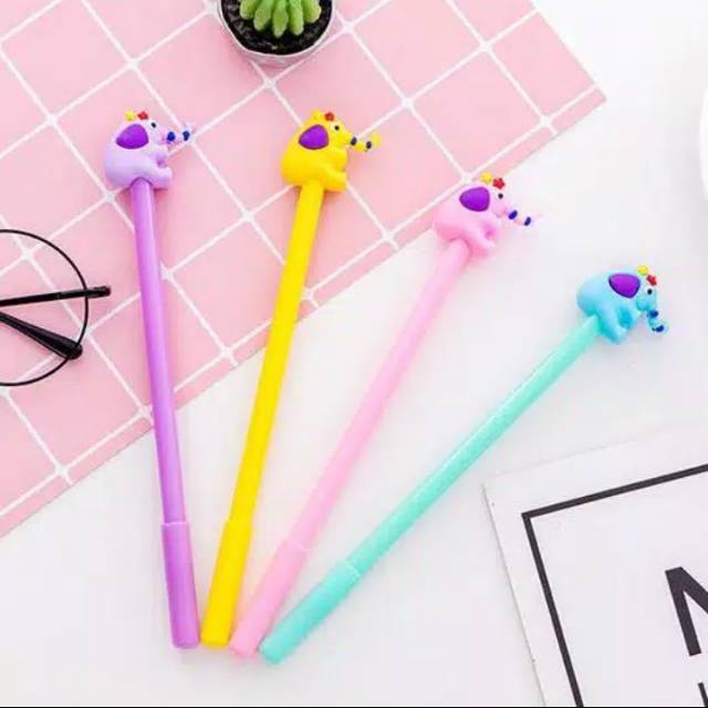 

Pulpen Gel Bentuk Gajah