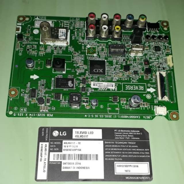 Mainboard Motherboard MB LG 49LH511T 49LH511