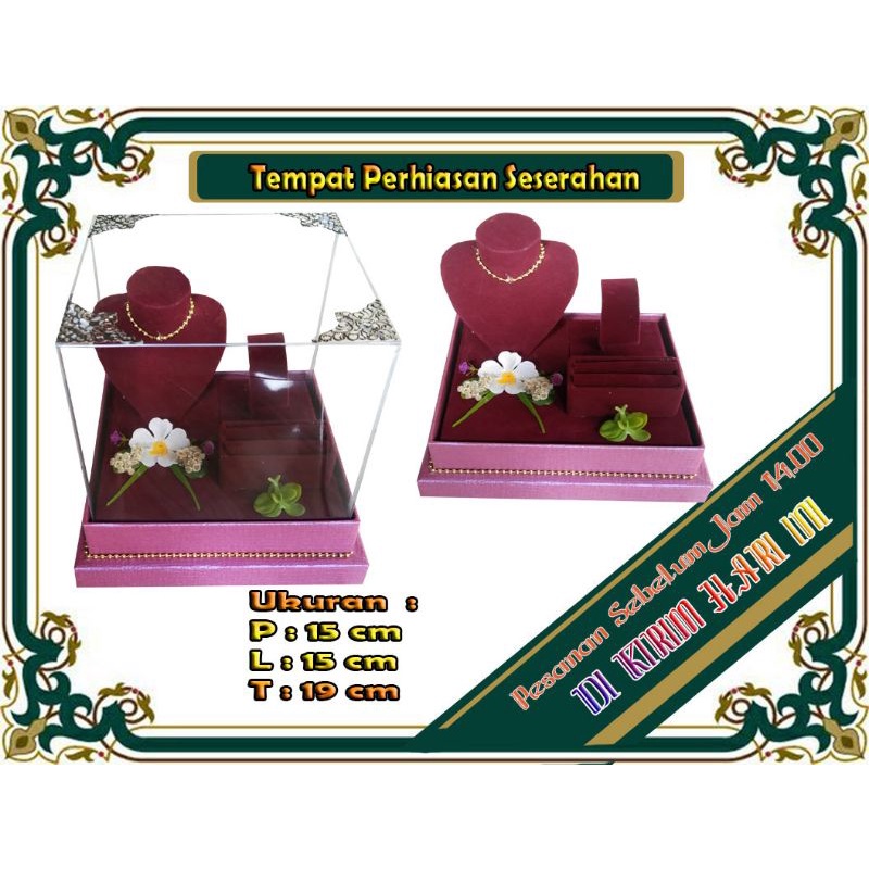 TEMPAT PERHIASAN KALUNG,GELANG,CINCIN SESERAHAN_TEMPAT PERHIASAN SESERAHAN_TEMPAT KALUNG,CINCIN,GELANG PERNIKAHAN_BOX KALUNG,CINCIN,GELANG SESERAHAN,BOX PERHIASAN SESERAHAN KOMPLIT_KOTAK TEMPAT PERHIASAN SESERAHAN