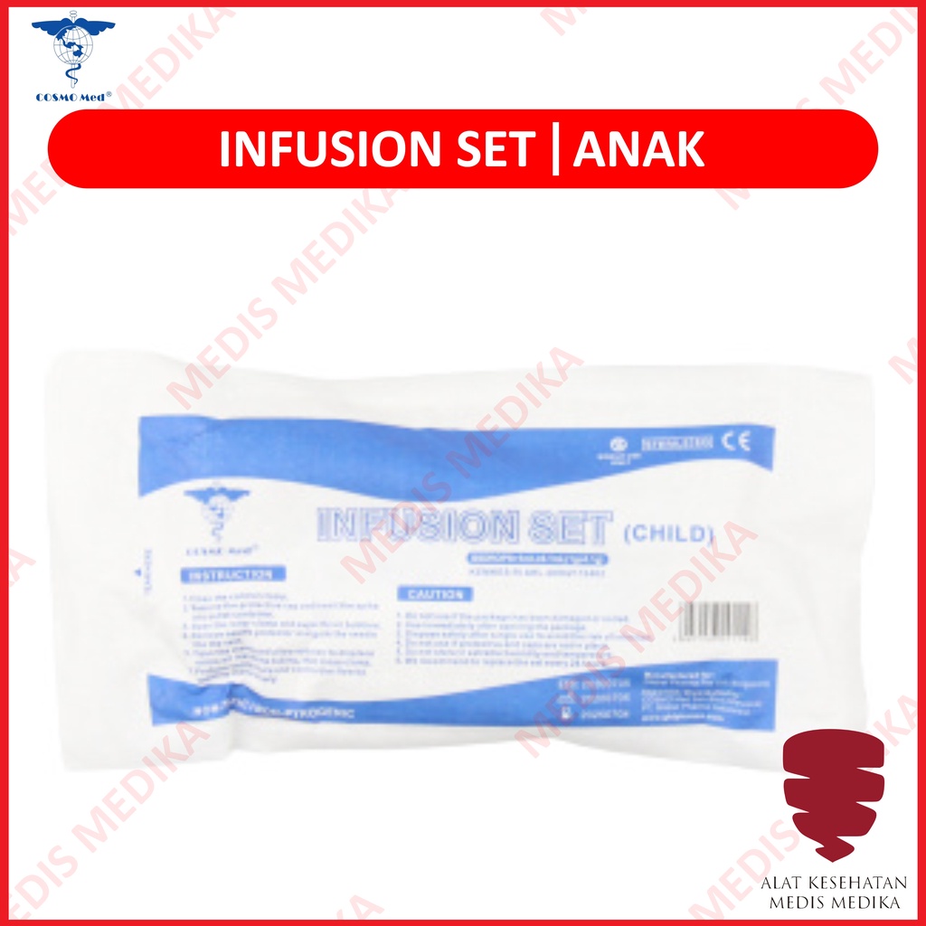 Selang Infus Set Anak Infusion Child Alat Bantu Pertolongan Medis Cosmo Med