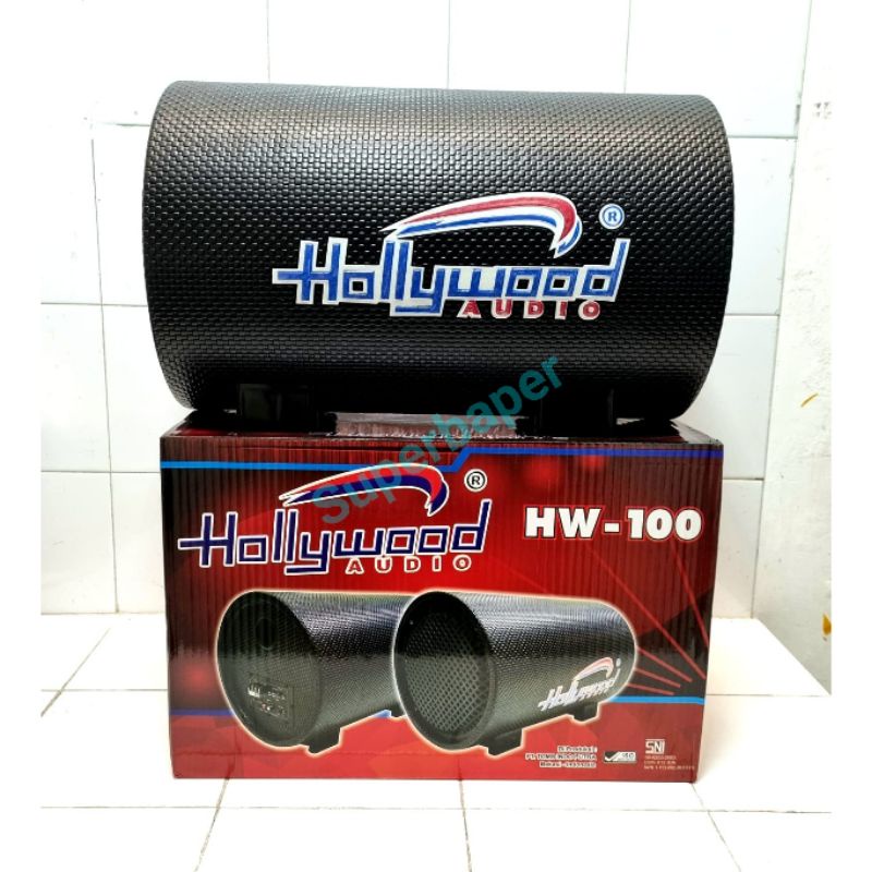 Basstube Subwoofer Aktif 10 Inch HOLLYWOOD HW-100