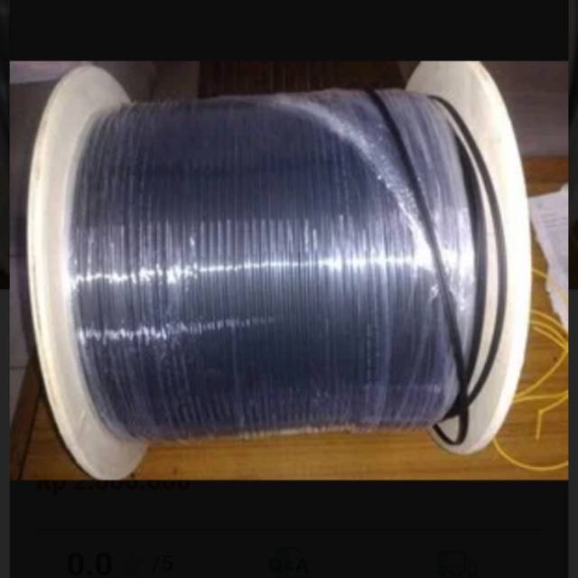 Murah Kabel Fiber optik 1000 M/1km 1 core FTTH