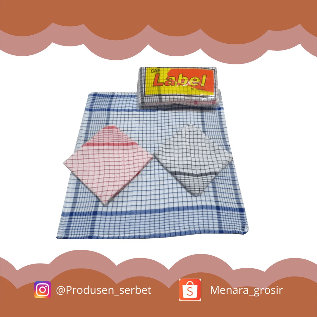 

SERBET LABEL | LAP KOTAK KAIN LAP TEBAL SERBET DAPUR SERBAGUNA KAIN LAP PIRING