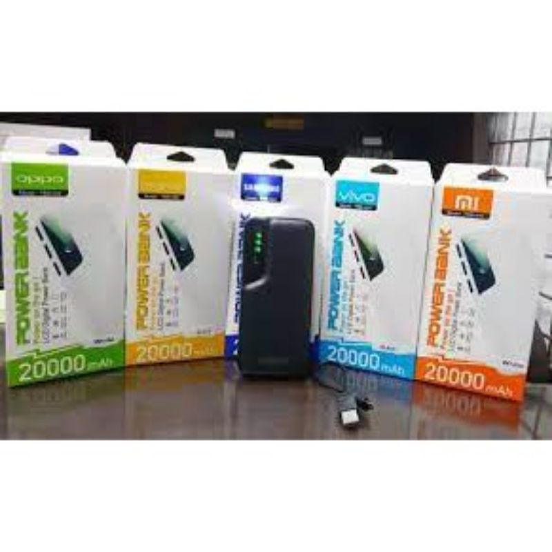 Deskripis PB POWERBANK power Bank kapasitas 20000 mAH PBB 404