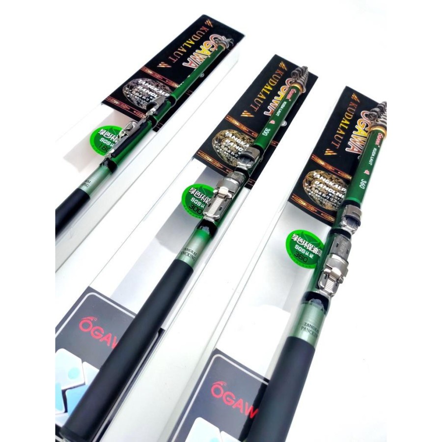 Joran Tegek Kolong Merk Ogawa KUDA LAUT Panjang 180 sampai 450 Carbon Kuat - 180