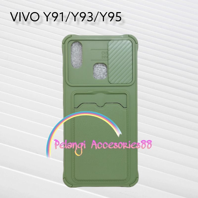 CASE VIVO Y91 / Y93 / Y95 SOFTCASE SLEDING WARNA WARNI