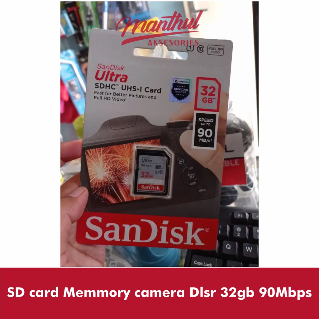 SD card Memmory camera Dlsr 32gb 90Mbps/ 120Mbps