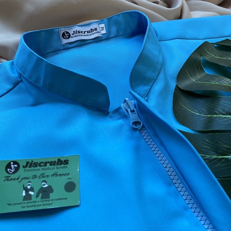 Baju Bidan Resleting Blue Ocean Baju Ok Baju Dokter Baju Jaga Dokter Baju Dinas Malam Baju Stenen
