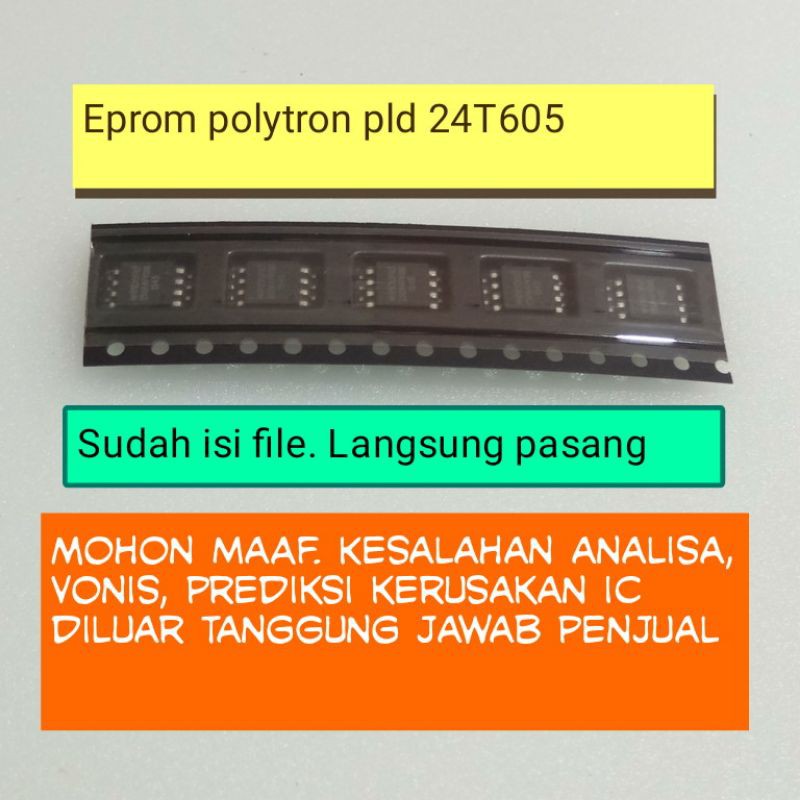 ic eprom memory tv Polytron pld 24T605