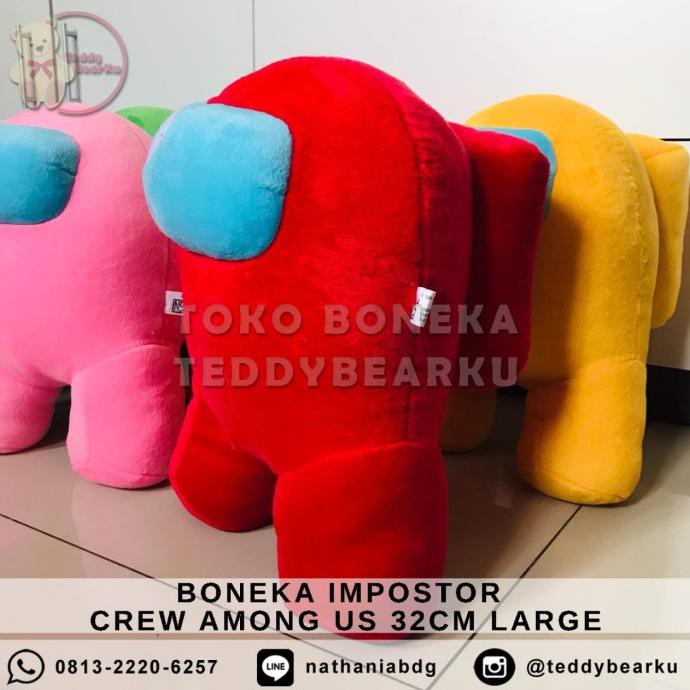 READY STOCK BONEKA IMPOSTOR CREW AMONG US LARGE ORIGINAL SNI