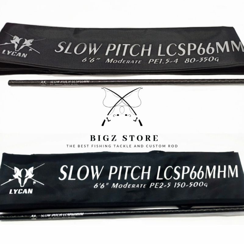 BLANK CARBON LYCAN SLOW PITCH PE 1,5-4 2-5 3-5 LCSP66MM LCSMP66MHM LCSP60MHM ORIGINAL CUSTOM JORAN J