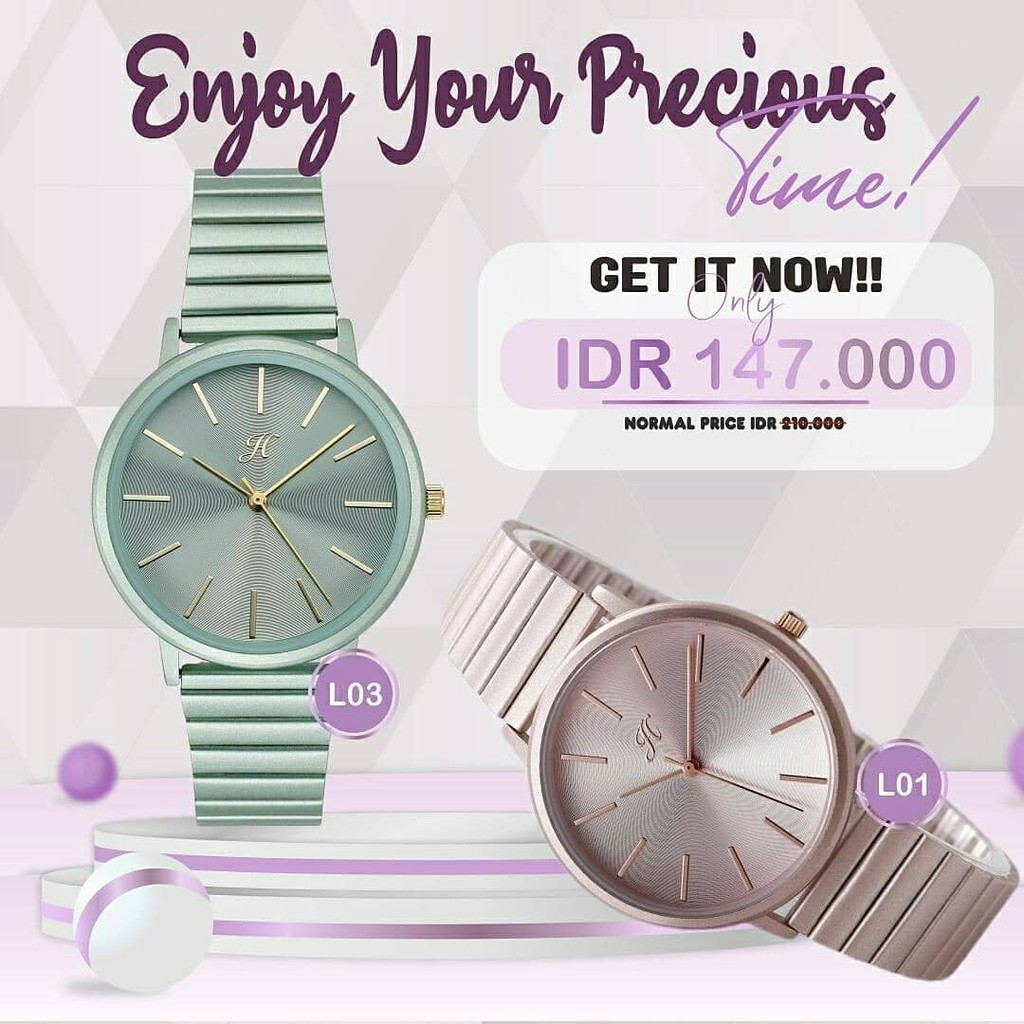 JAM TANGAN WANITA STYLIST ORIGINAL JIMS HONEY