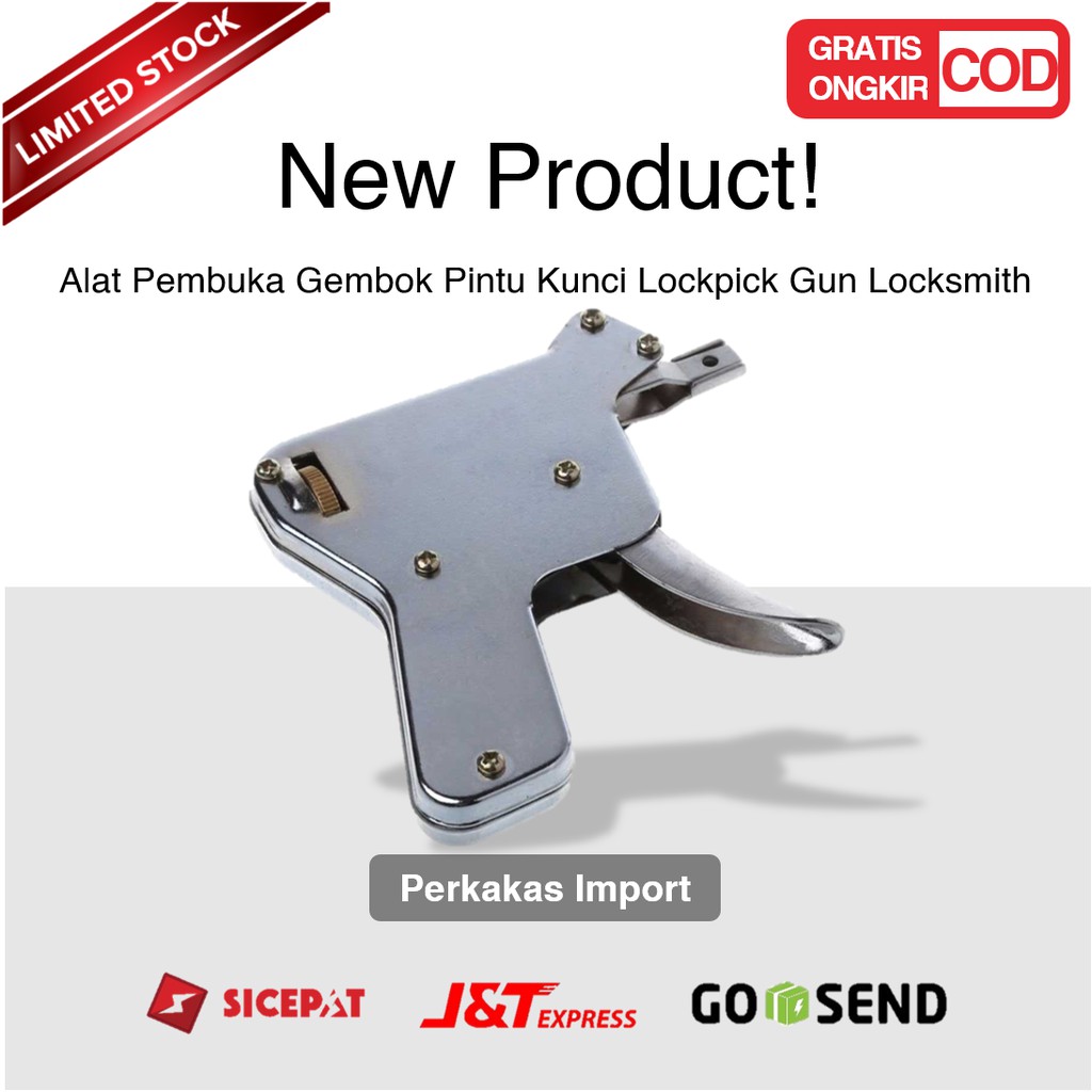 Alat Pembuka Gembok Pintu Kunci Lockpick Gun Locksmith Portable Tool LiUSHi - LS-089