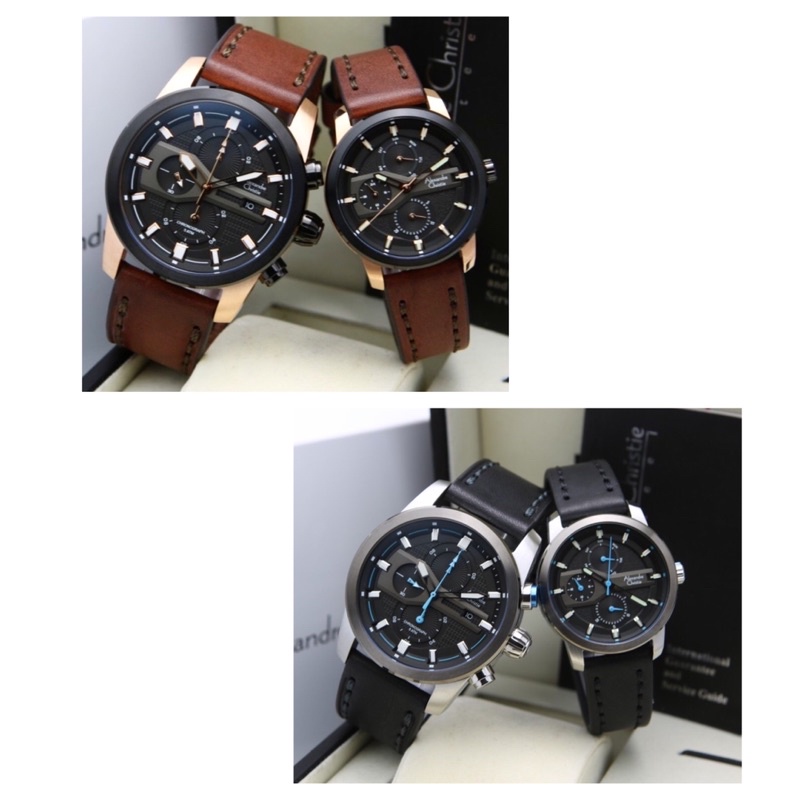 JAM TANGAN COUPLE ALEXANDRE CHRISTIE 6562MC - 6562BF / AC 6562 COUPLE [ORIGINAL]