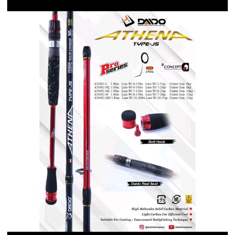 daido Athena pro series js 10-20lb