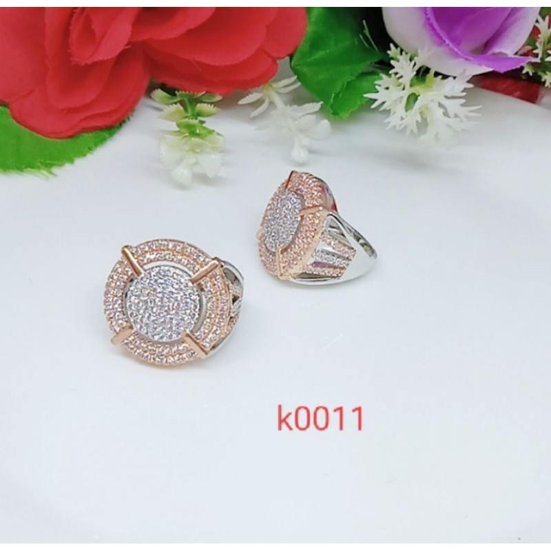 Cincin xuping kombinasi permata k0011.0012