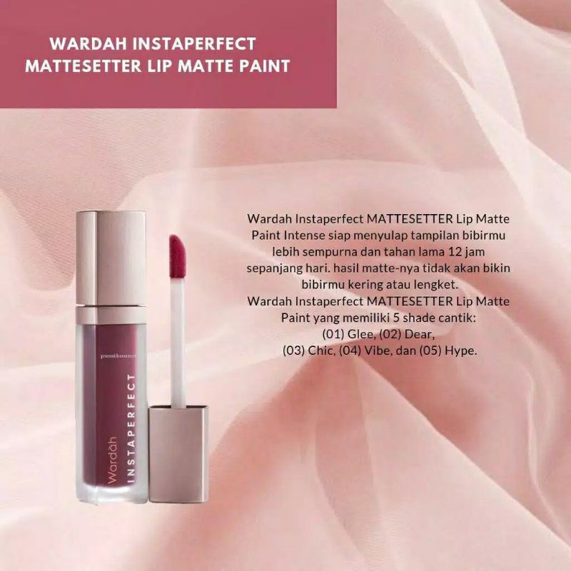 Wardah Instaperfect Mattesetter Lip Matte Paint