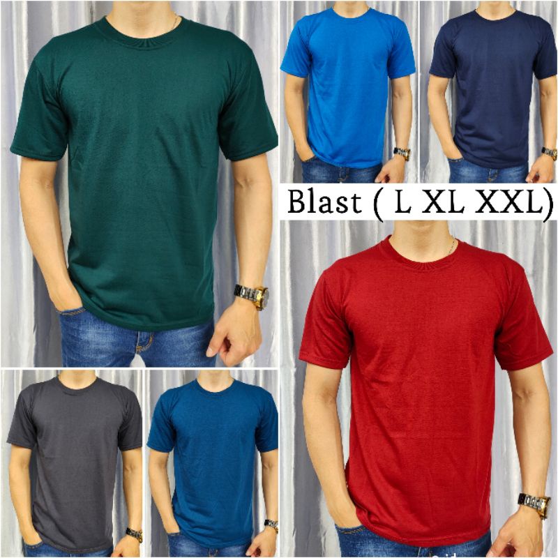 kaos polos murah BLAST lengan pendek uk L XL XXL