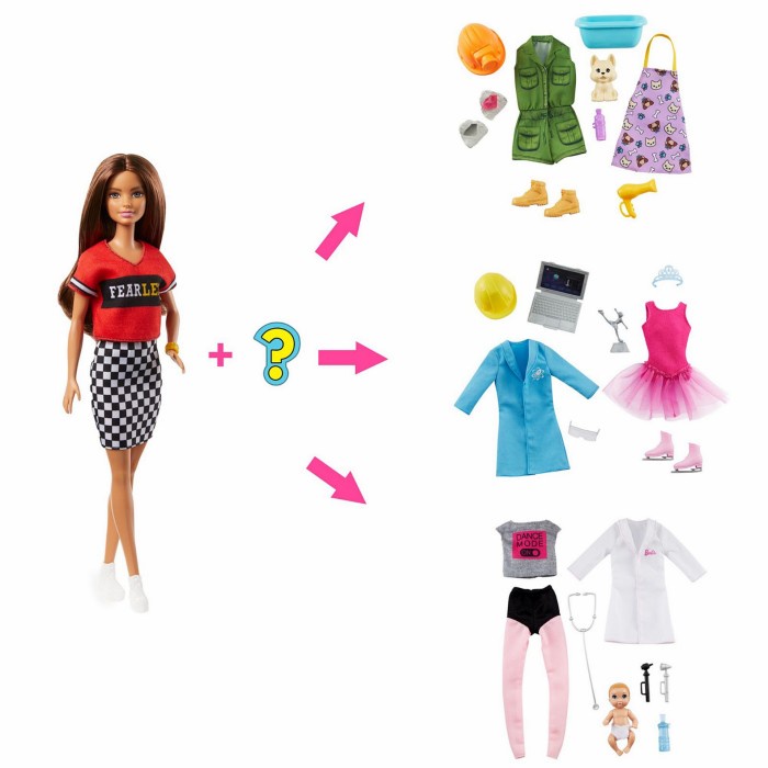 MATTEL Barbie Surprise Career Doll - Brunette
