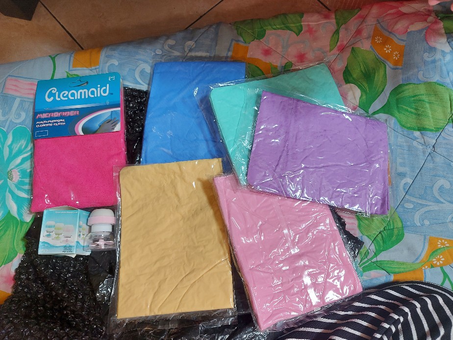 Lap Microfiber Cleanmaid 40x40 Micro Fiber Kain Lap Serbaguna 0366