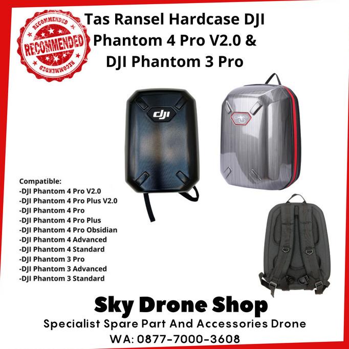 [ Promo ] Tas Bag Ransel Backpack Hardcase Dji Phantom 4 Pro Plus V2.0 3 Pro - Drone Kamera Dan Akse