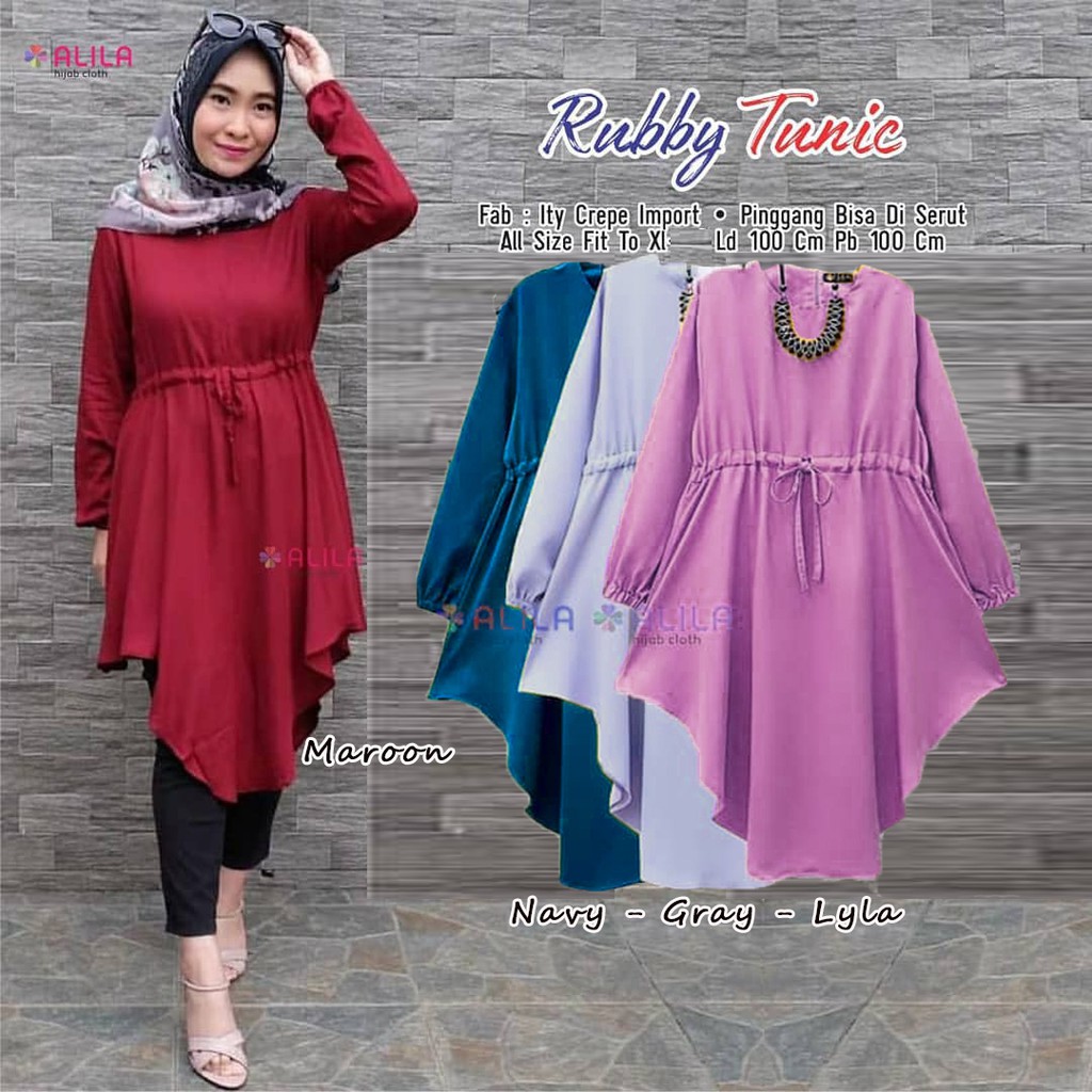 RUBBY Baju  atasan  wanita  fedorafashion olshopfany 