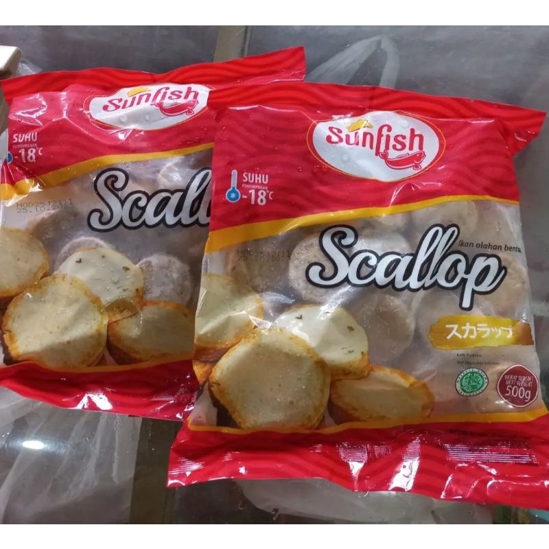 

Sunfish Scallop 500gr, Olahan Ikan, Seafood