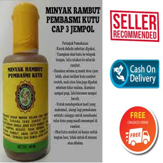 100ML Minyakrambut OBAT KUTU TERAMPUH AMAN Semua Usia Herbal Alami Tradisional BONUS Serit ShowerCap