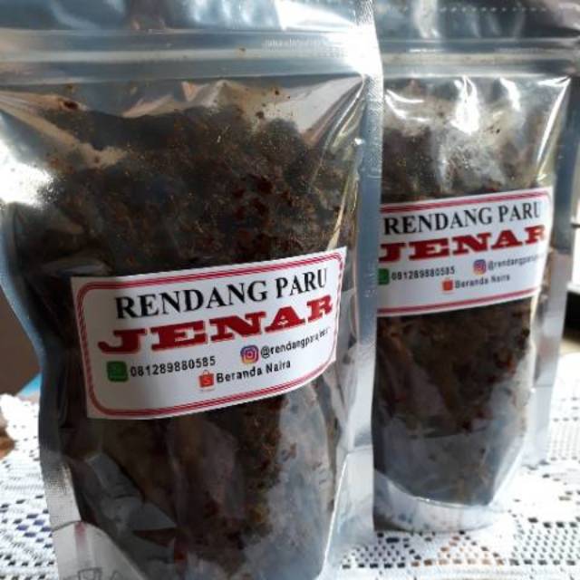 

RENDANG PARU JENAR @ 250 gram
