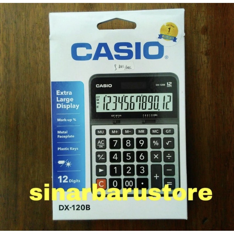 

Kalkulator/Calculator "Casio" DX-120B 12 Digits Original