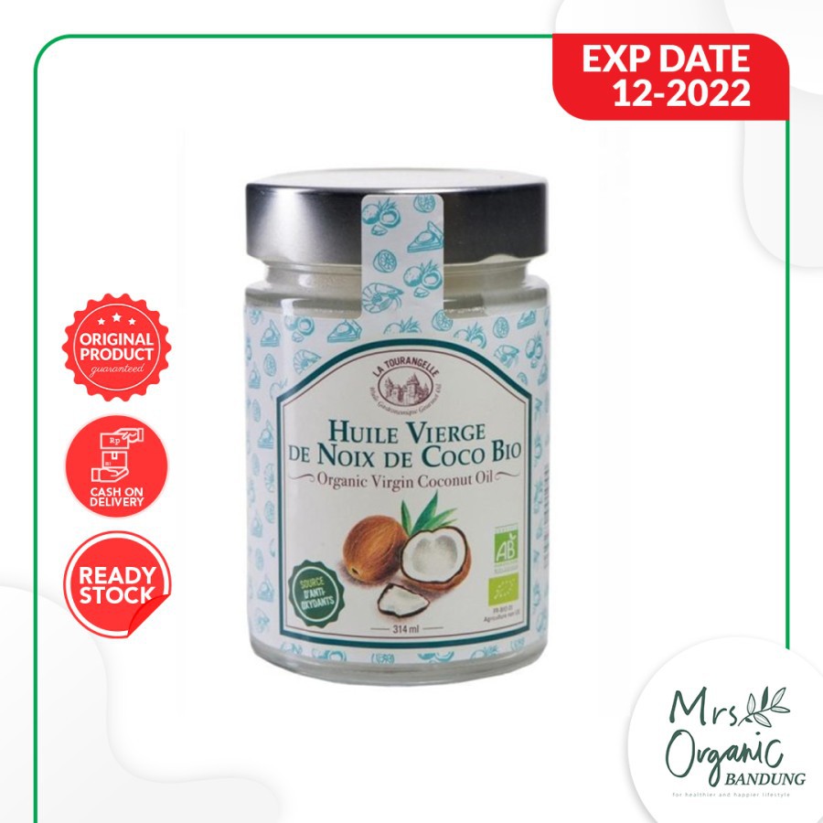 

Organic Virgin Coconut Oil VCO La Tourangelle 314 ml
