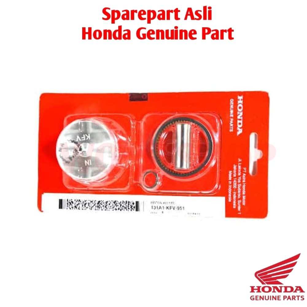 Paket Piston kit - Legenda 72 Supra Fit New Revo oversize standar Asli Honda 131A1KFV951