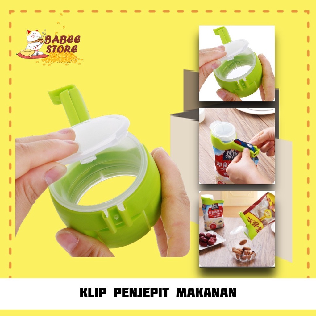 BABEE - KLIP PENJEPIT SNACK MAKANAN / KLIP KANTONG MAKANAN / FOOD SEAL CLIP / SEALING BAG