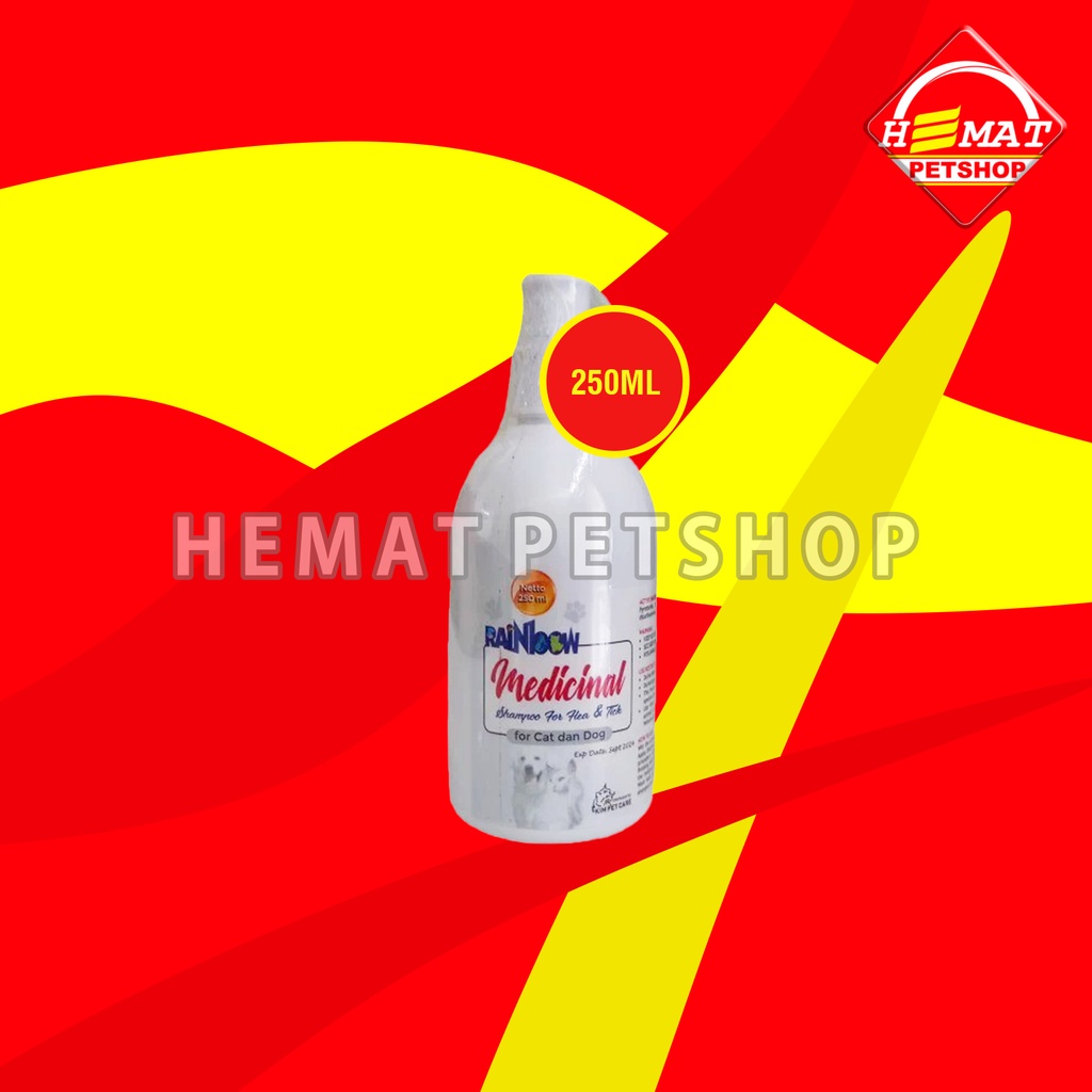 Rainbow Shampoo Kucing Cat Shampoo Medical Anti Kutu 250ML