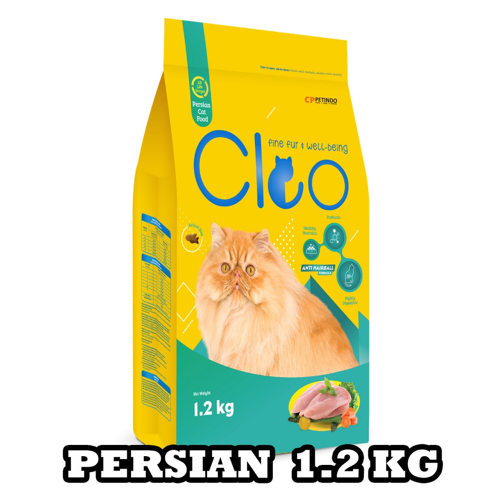 Cleo Persian 1,2 Kg Cat Food Adult Makanan Kucing Persia Dewasa 1.2