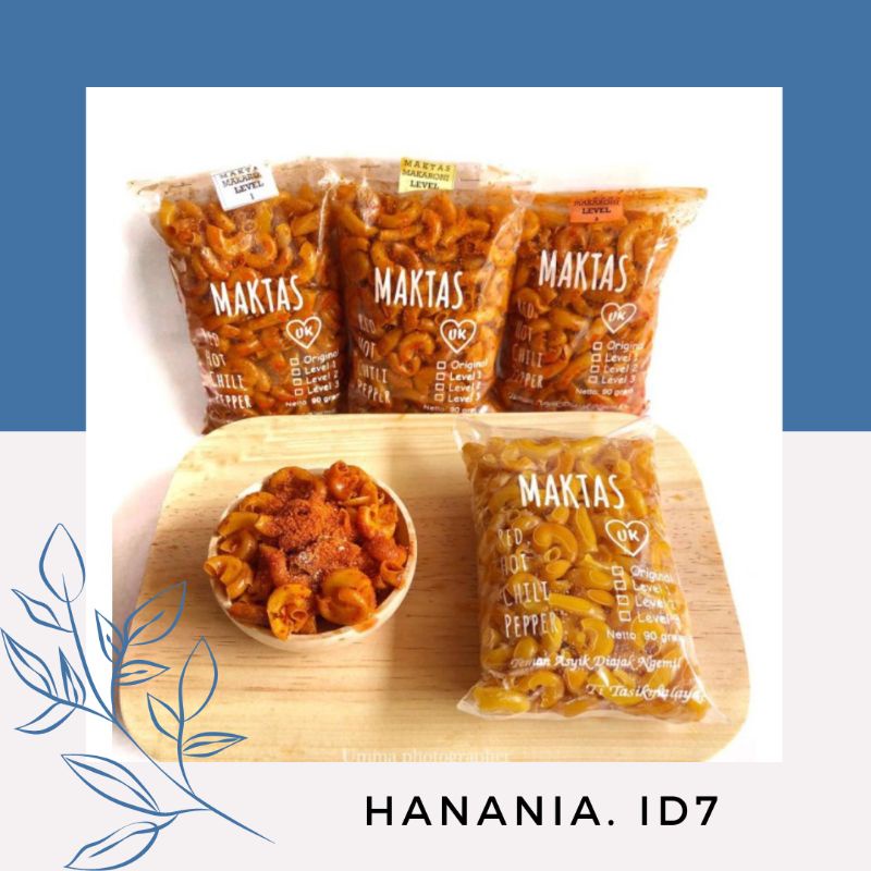 MAKTAS /Makaroni Tasik / Makaroni 90gr/Maktas 90gr