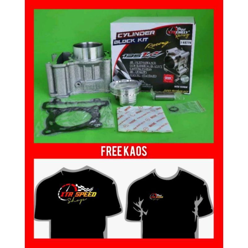 BLOK BORE UP 60 MX KING MXKING JUPITER MX NEW OLD VIXION NVA NVL OLD XABRE R15 V1 V2 XTR RACING