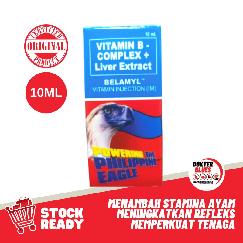 BELAMYL (10ml) Original Vitamin Obat Ayam Menambah Stamina Refleks Tenaga