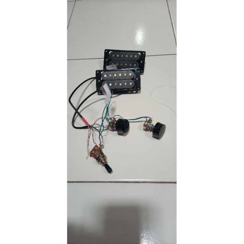 Wiring set pickup lespaul / prs ( cort m200 )