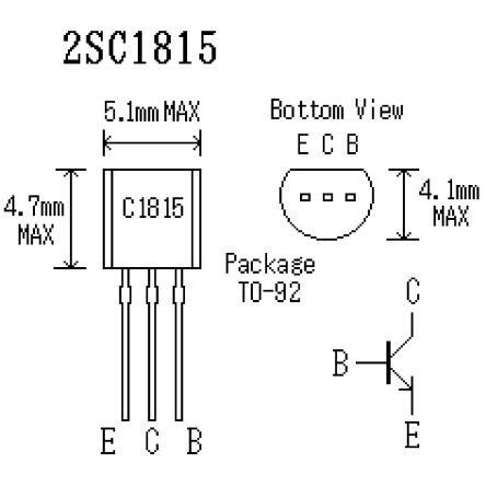 [SMC-9041] TRANSISTOR 2SC1815 NPN TRANSISTOR